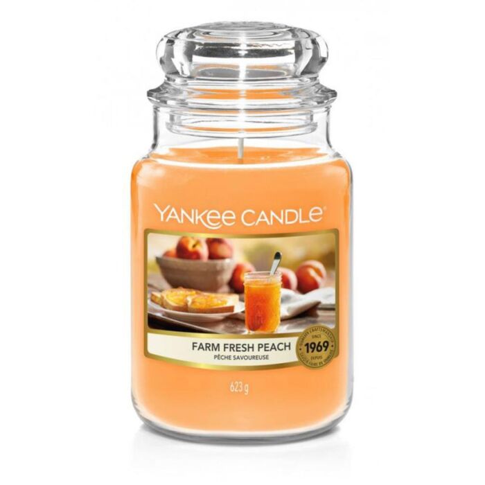 Yankee Candle Farm Fresh Peach - Large Jar